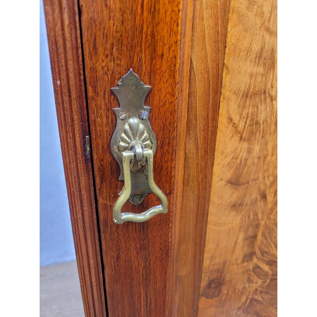 Vintage Bedside Table in Walnut, 1950 For Sale - Image 9 of 18