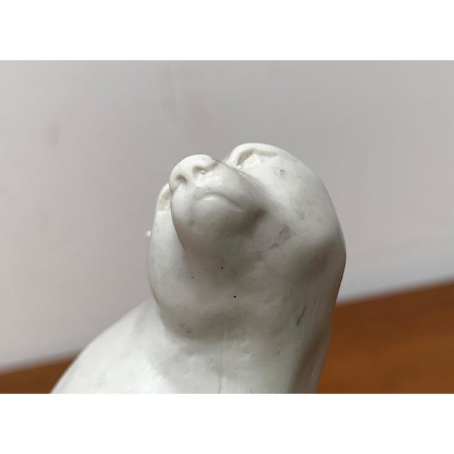Stone Vintage Polar Bear Figurine from Pearlite Marblecraft, Canada For Sale - Image 7 of 18