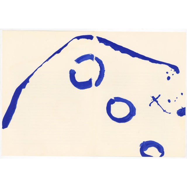 This lithograph comes from the long running French Art Magazine "Derriere le Miroir" published from 1946 until 1982 (253...