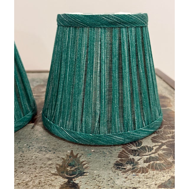 Early 21st Century Pair Fermoie "Aventurine" Shades For Sale - Image 5 of 10