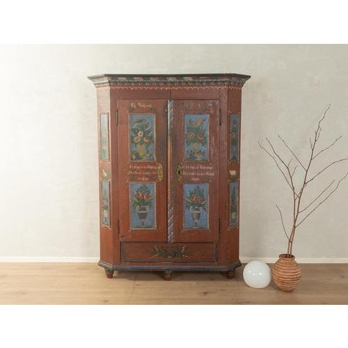 Antique Farmhouse Display Cabinet For Sale - Image 9 of 9