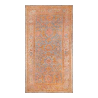 19th Century Turkish Oushak Carpet ( 4'10 x 8'8" - 147 x 264 ) For Sale