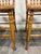 Wood Vintage Spindle Back Caned Seat Solid Oak Dining Chairs For Sale - Image 7 of 12