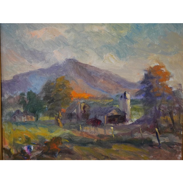 Robert Miller Oil Painting on Canvas of Mountain For Sale - Image 4 of 10