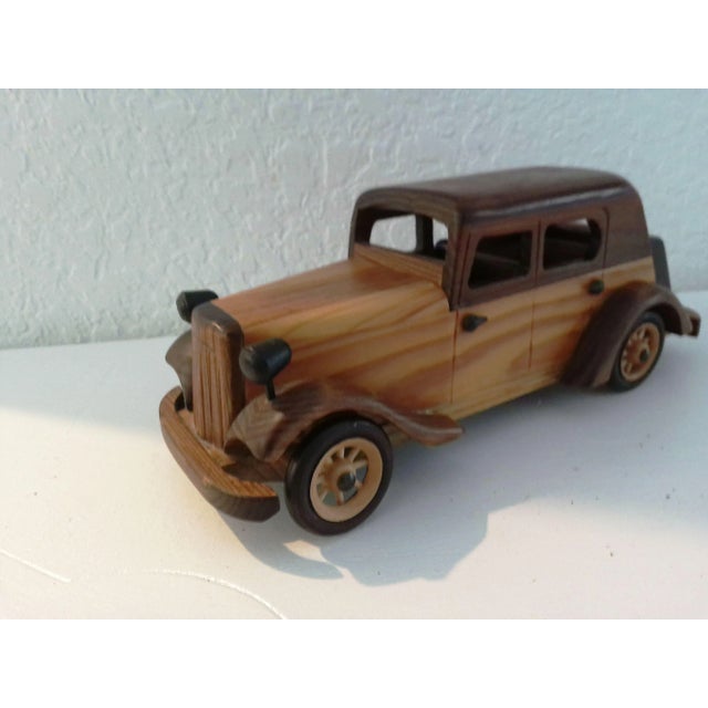 Vintage Model Wood Antique Cars For Sale - Image 4 of 12