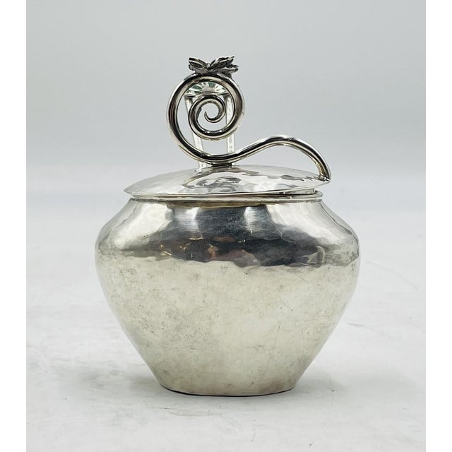 Vintage Emilia Castillo Taxco Creamer Pitcher, Covered Sugar Bowl & Spoon For Sale - Image 11 of 18