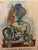 Pablo Picasso 1970s Rare Pablo Picasso Exhibition Lithograph: Femme Nue Au Bonnet Turc For Sale - Image 4 of 12