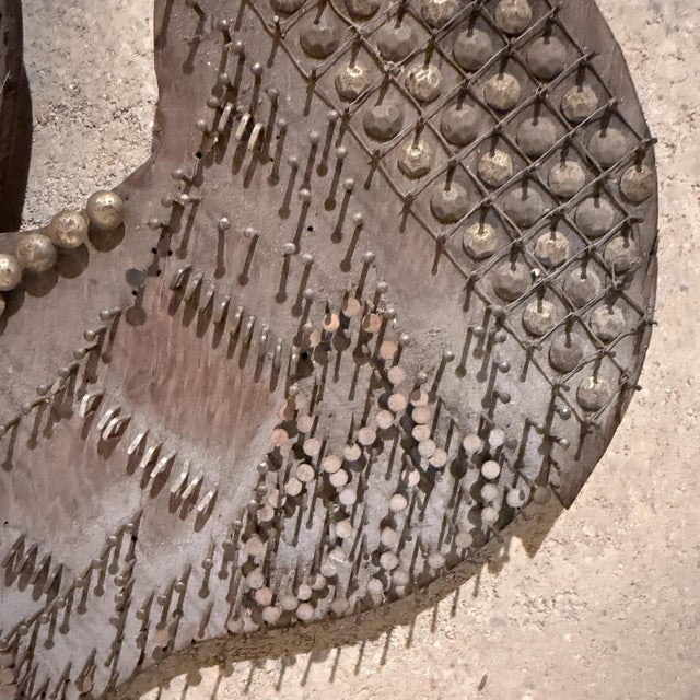 Mid 20th Century Tramp Art Rooster Nail Wall Sculpture For Sale In San Diego - Image 6 of 9