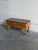 Beautiful vintage Danish oak entry table attributed to Henning Kjærnulf, crafted in Denmark and featuring a stunning...