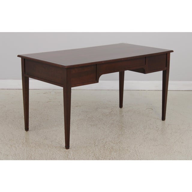 Grange Cherry 3 Drawer Country French Writing Desk For Sale - Image 15 of 16