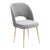 Swell Light Grey Velvet Chair For Sale