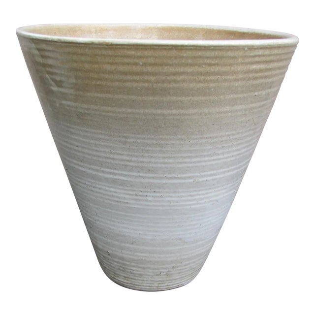 Zaneville Pottery "Homespun" Tapered Planter For Sale