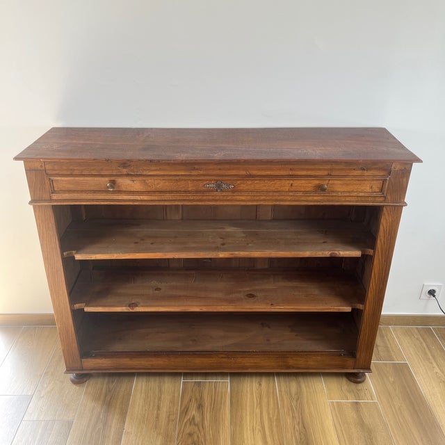 Rustic Open Oak Sideboard, 1930s-1950s For Sale - Image 3 of 18