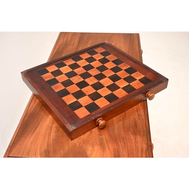 Brown Antique Georgian Writing Table, 1790 For Sale - Image 8 of 11