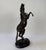 Bronze Rearing Horse Sculpture, 25” H – Prancing Stallion on Marble Base For Sale In Dallas - Image 6 of 8
