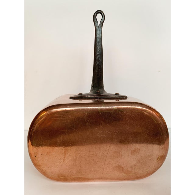 Vintage Rectangular French Copper Pot # 2 For Sale - Image 12 of 13