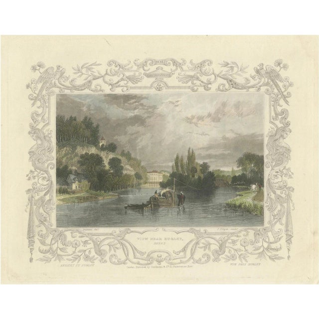 After Tombleson, The Thames Near Hurley, Berkshire, 1800s, Engraving For Sale