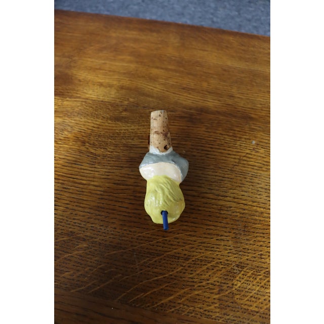 English “A Wink-Be Charmer” Ceramic Bottle Stopper For Sale In Philadelphia - Image 6 of 8