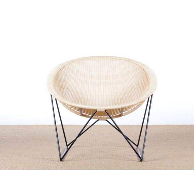 C317 Lounge Chair attributed to Yuzuru Yamakawa, 1960s For Sale - Image 3 of 12