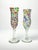 Vintage Pair of Rainbow Graniti Confetti Mexican Handblown Champagne Glasses 6oz Excellent condition. No chips, cracks, or...