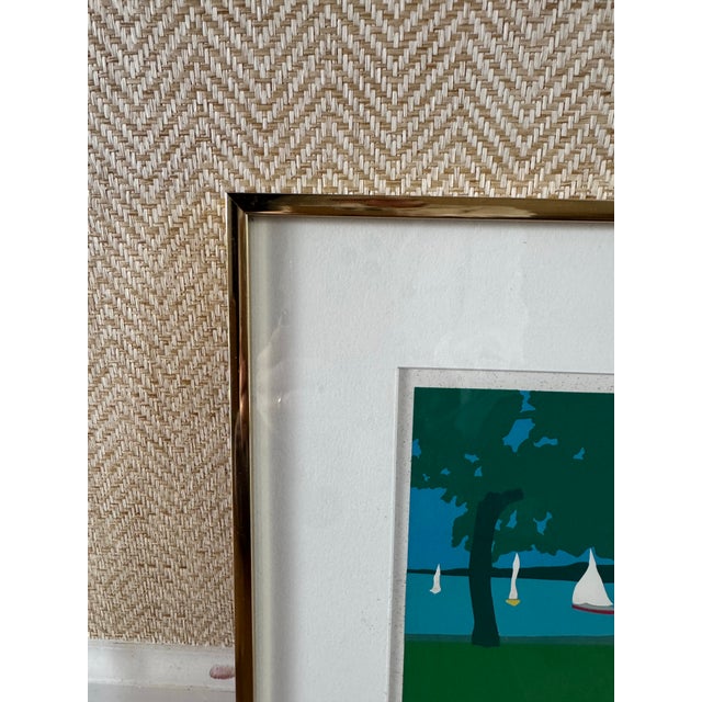 1980s Signed Limited Edition Nautical Serigraphs, 1987 — Set of 2 For Sale - Image 5 of 12