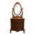 1990s Lexington Victorian Sampler Washstand With Mirror For Sale