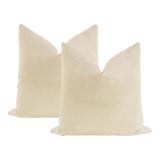 20" Cashmere Contemporary Pillows - a Pair For Sale