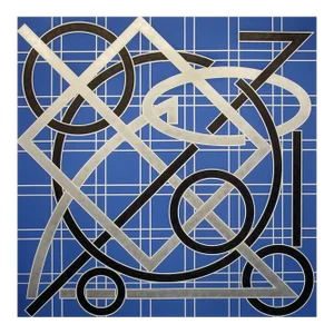 1980s Valerie Jaudon "Untitle" Silkscreen Print