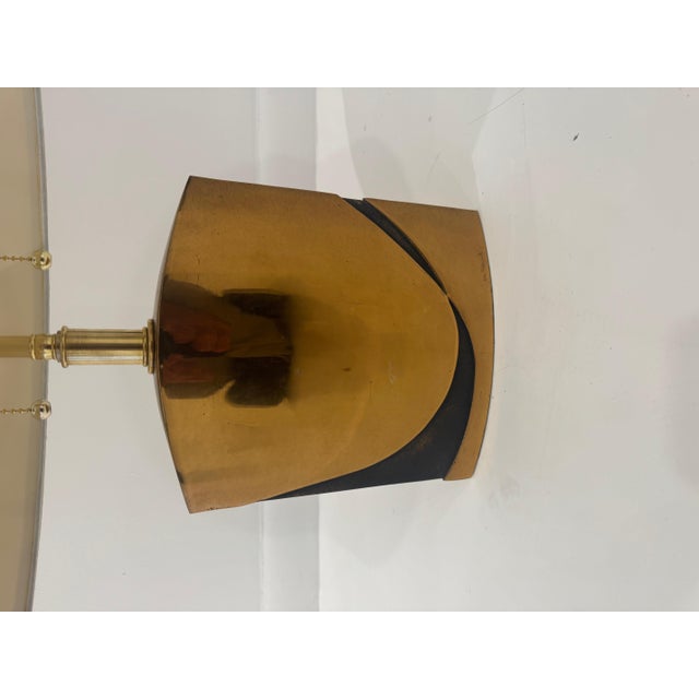 1970s Esa Fedrigolli Italian Bronze Sculptural Table Lamp For Sale - Image 10 of 11