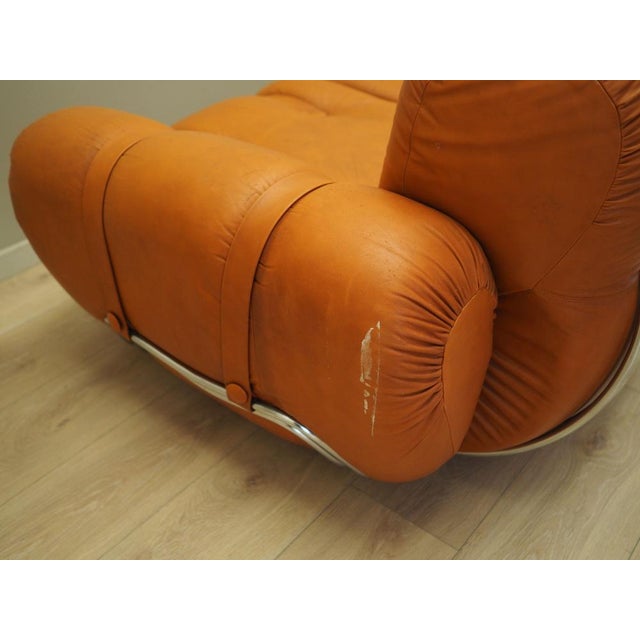 Vintage Spage Age Orange Sofa, 1960s For Sale - Image 12 of 18