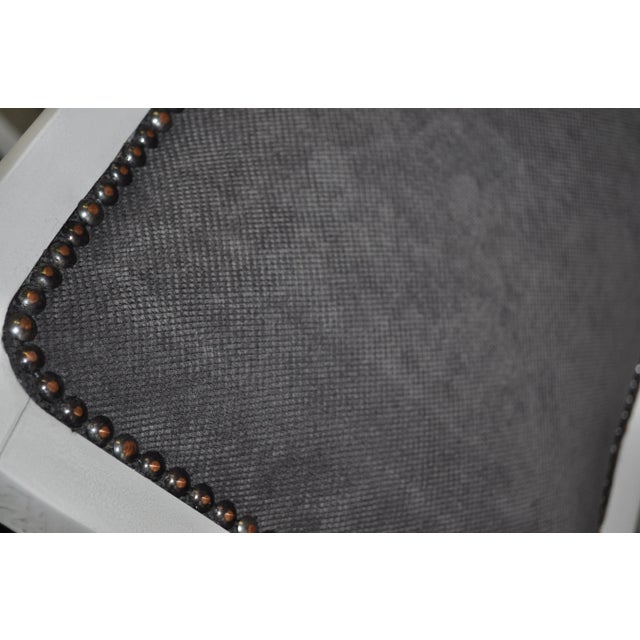 A lovely matching set of 6 genuine 1920s - 1930s Art Deco dining chairs from Hungary. They have been painted, upholstered...