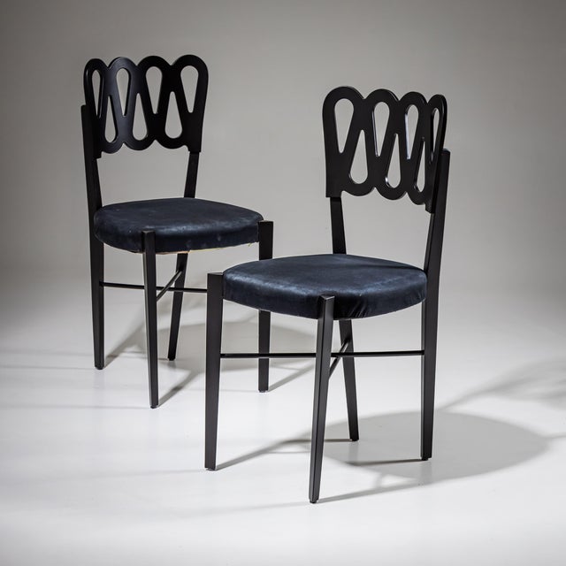 1960s Model G6G Dining Chairs by Gio Ponti for Montina, Italy, 1969, Set of 4 For Sale - Image 5 of 11