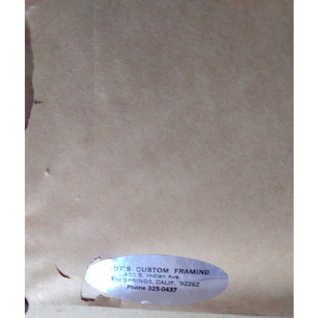 Mid 20th Century Floral With Roses Framed Needlepoint For Sale - Image 13 of 14