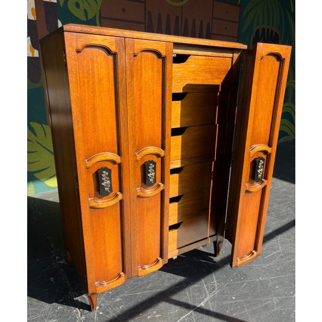 Mid Century Freed-Waran Inc Gentleman’s Chest For Sale - Image 9 of 13