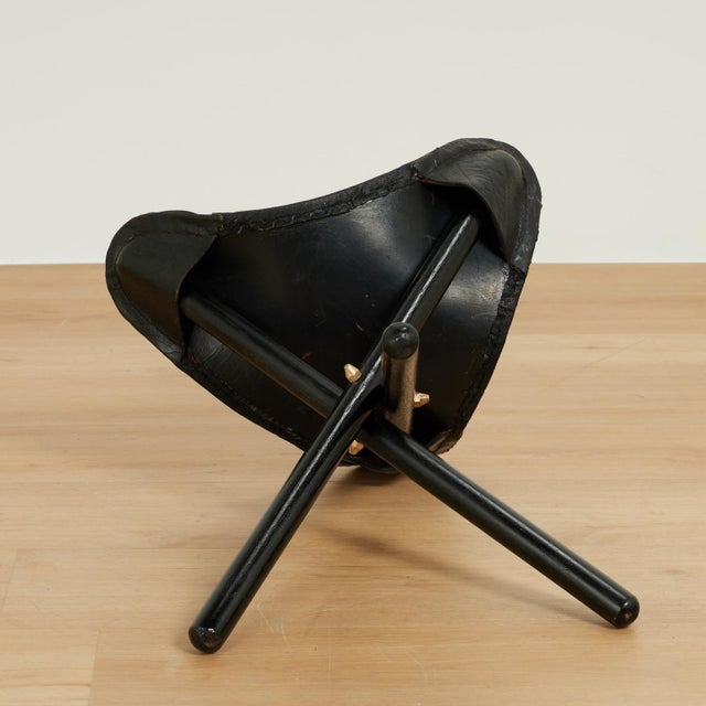 British Colonial Style Zebra Folding Stool or Seat For Sale - Image 14 of 15
