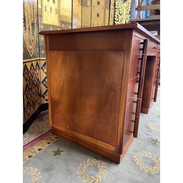Art Deco Mahogany Desk For Sale - Image 4 of 13