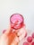Mid Century Optic Pink Cranberry Roly Poly Glasses, Set of 12 For Sale - Image 14 of 16