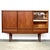 1950s Danish Teak Tall Sideboard / Highboard With Inlaid Veneer Design For Sale - Image 14 of 17