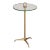 Wilton Brass Finished Metal Accent Table For Sale