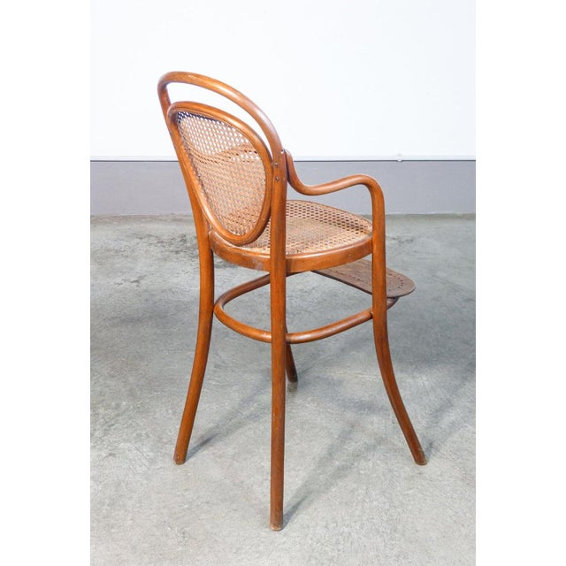 Childrens High Chair in Beech Wood from Thonet For Sale - Image 9 of 12