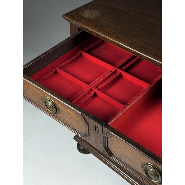 17th Century Antique Oak Chest of Drawers For Sale - Image 17 of 18