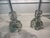 1930s Pair of Vintage Etched Glass and Crystal Candlestick Lamps Completely Restored For Sale - Image 4 of 5