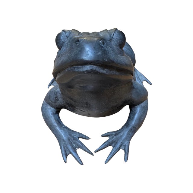 1920s Art Deco Bronze Frog Sculpture For Sale In San Francisco - Image 6 of 9