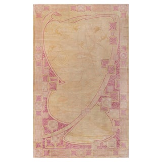 Doris Leslie Blau 1900s Viennese Art Nouveau Rug For Sale