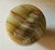 French Vintage Onyx Marble Vase Alabaster Amber Veining Solid Stone For Sale - Image 3 of 4