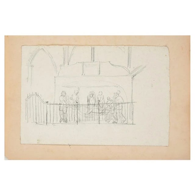 Transport of Dead Christ is a drawing realized by the French painter Lucien Alphonse Gros (1855-1913) in the late 19th...