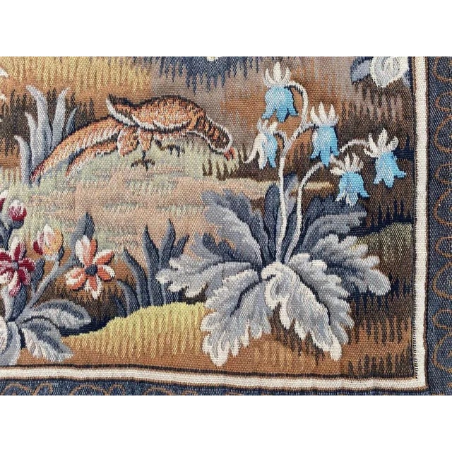 Vintage Medieval Design French Tapestry For Sale - Image 14 of 16