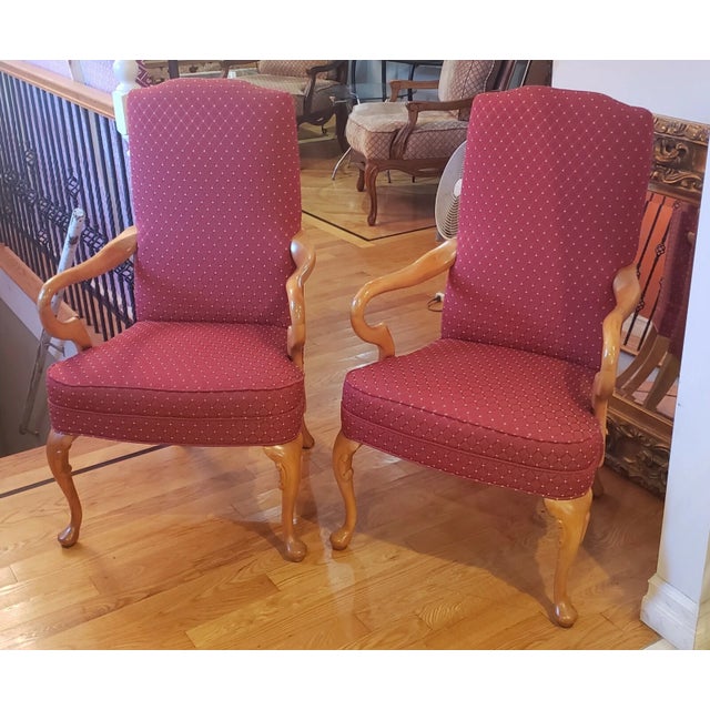 Set of 2 Beautiful Vintage Gooseneck Chairs For Sale - Image 12 of 12