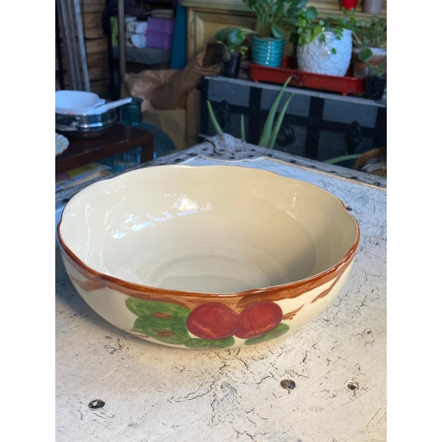 Franciscan China 1980s Franciscan Apple Serving Bowl, Usa For Sale - Image 4 of 11