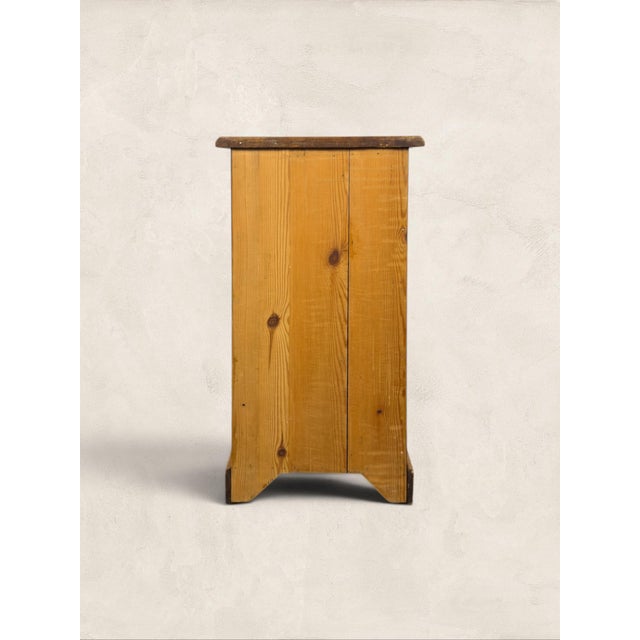 English Antique English Pine Pot Cupboard Nightstand For Sale - Image 3 of 6